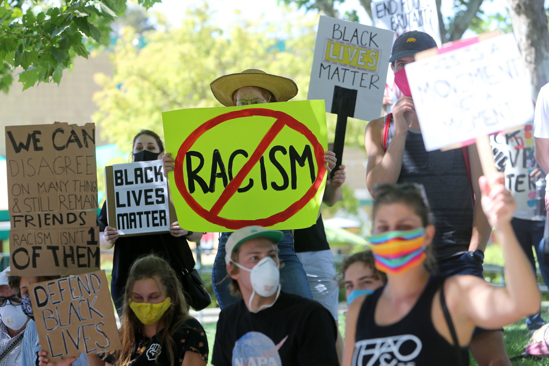 Napa protest against police violence
